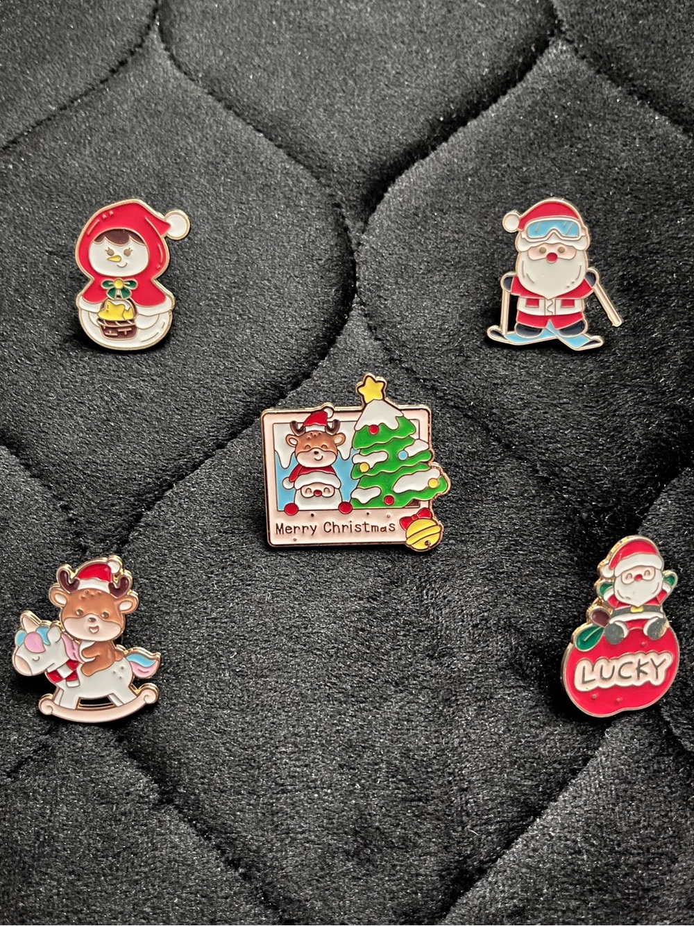 Christmas or Holiday Themed Pin Set